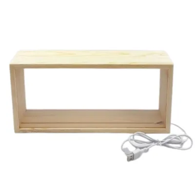 CLOVO Creative Shadow Box Frame Rectangle DIY Figures Display Case Multifunctional Handmade Doll Display Stand Home Ornament