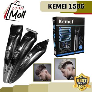 BISA COD | ALAT MESIN CUKUR JENGGOT KEMEI KM1506 HAIR CLIPPER KM-1506 ORI