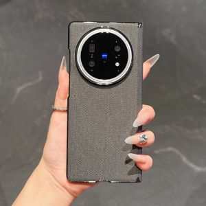For VIVO X Fold 5 Case Luxury PU Leather Skin  Wireless Charging Protect Back Cover Case For VIVO X Fold 5 3 Pro Shell