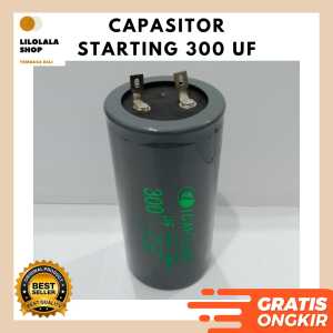 Capasitor 300 UF ICAR Ecofill Kapasitor I CAR starting bulat AC Pompa Kulkas Capacitor 250 Volt