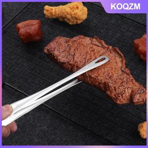 KOQZM 1PC Stainless Steel Food Tongs Long Handle Non-Slip Barbecue Tongs Steak Tongs Kitchen Cooking Tools Kitchen Accessories