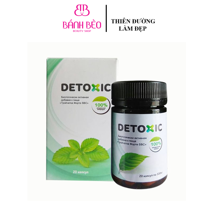 Detoxic của Nga diệt ký sinh trùng, đào thải độc tố làm sạch ruột