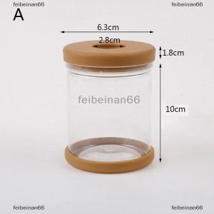 feibeinan66 Transparent Flower Pot Hydroponic Automatic Water Absorption Plastic Flower Pot