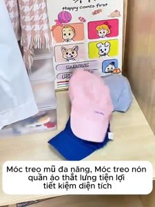 SET 3 Móc treo mũ đa năng Móc treo nón quần áo thắt lưng tiện lợi tiết kiệm diện tích