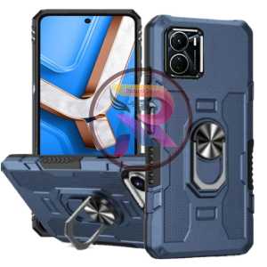 Casing HP Untuk Vivo Y16 2022 Case Robot Hit Eye Whit Ring Transformer Phantom Hybrit Armor