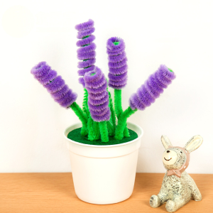 Pipe Cleaner Craft Kit Potted Plant Twist Stick Pipe Cleaner Rod Chenille Stems Colorful Sticks DIY Handcraft Material for Kids Educational STEM Toys For Holiday Gift
