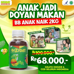 Promoo..!! GIZIDAT - Madu Penambah Nafsu Makan & Berat Badan Anak