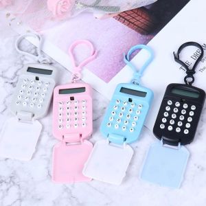 Portable Calculator Pocket Size Creative Keychain Calculator Office Supplies Kawaii Mini Calculator