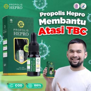 New Formula Propolis Hepro Trigona Asli Membantu mengobati TBC Asma Batuk Menahun Batuk Berdarah