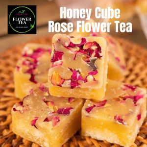 PAI Handmade Honey Rock Sugar Rose Flower Tea Cube
