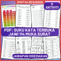 PDF Latih Tubi Suku kata terbuka Jawi membaca menulis Jawi Latihan suku kata Jawi untuk pra sekolah kanak-kanak tadika. 
