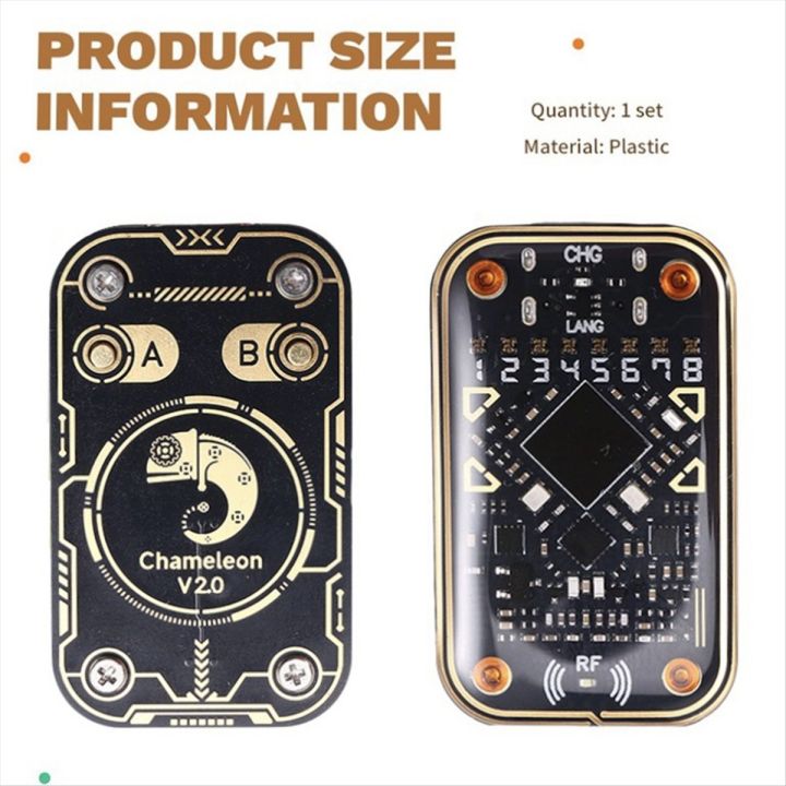 Chameleon Ultra V2.0 RFID Smart Chip Reader Smart Card Emulator+2XUID ...