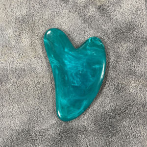 HIONE Facial Massager Quartz Jade Guasha Board Anti Beauty Ageing Slimming Firming & Wrinkles Natural Removal Gua Sha Stone Scraper for Face Neck