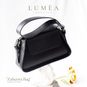 Lumea - Tas Wanita Zaheera Shoulder Bags Polos Metalic Selempang bahu Elegant Premnium Quality