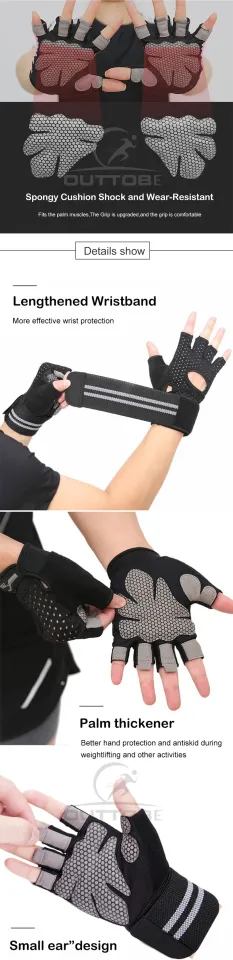 Outtobe Workout Gloves Weight Lifting Gloves Palm Support Protection  Fitness Gloves Weight Lifting Gym Gloves Sports Training Gloves with Wrist  Support for Workout Powerlifting Fitness Training Men and Women