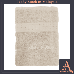 Home Bath Towel Large Size 135x70cm Soft Pure Cotton Fast Absorbent Tuala Mandi Dewasa 340 Grams Serap Air #T8748