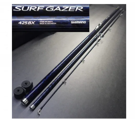 ロッド SHIMANO SURF GAZER 425BX シマノ サーフゲイザー(並継) 425BX 【大型商品2】 : ヨコオ