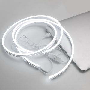AIXPI 5V LED Neon Strip Light USB Powered 120Leds/M IP65 Waterproof With ON/OFF Switch DIY Home Decoration SMD2835 Portable Flexible LED Light Strip