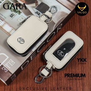 VALQO GARA Gantungan kunci Keyless Kulit Sapi untuk tempat Remot & Dompet STNK Mobil Motor