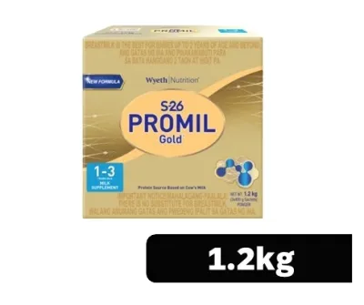 1.2KG PROMIL S-26 GOLD THREE MILK SUPPLEMENT 1-3 YEARS OLD