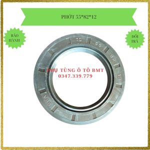 Phớt chắn dầu hộp số trục cơ (oil seal)  Thông số 55x82x12 có lò xo
