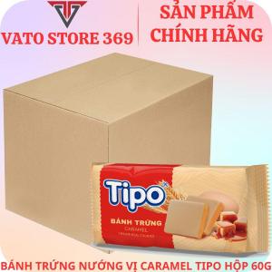 Bánh trứng caramel TIPO gói 60g (thùng/gói)