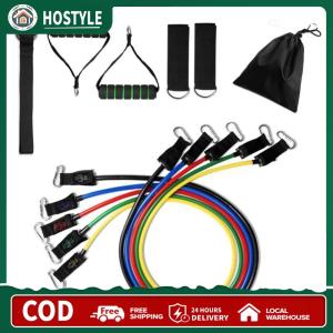 【Free Shipping】 High-Strength 150 LBS Resistance Bands Set Removable Elastic Bands for Yoga Pilates Home Fitness and Physical Therapy