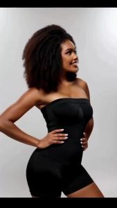 Seamless Shapewear Bodysuit Body Shaper Tummy Control Tube Top Plus Size Womens Jumpsuit Tops