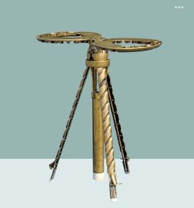 AverBEST Elegant Portable Folding Chair Design - Elegant Design Easy Assembly High-Quality Outdoor Furniture Silver-Toned Suitable for Camping & Hiking