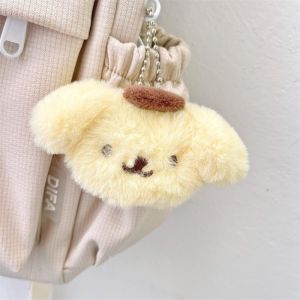 Sanrio Ugly Fish Mermaid Hanton Plush Doll Backpack Keychain Charm Kawaii Plush Doll Birthday Gift Childrens Toys