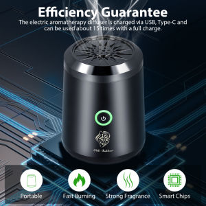 【Local Shipping】Mini Muslim Portable Electric Incense Burner Bakhoor Burner Electric Burner for Fast Burning of Resin or Incense for Travel Office Home and Other Scenarios