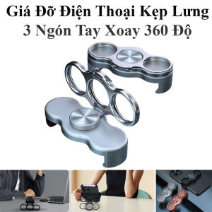 Giá Đỡ Điện Thoại Gắn Lưng Hai Vòng Xoay 360 Độ Có Thể Gấp Gọn