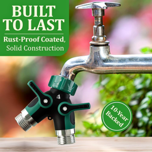 READY Sambungan konektor kran selang cabang 2 Splitter Y Keran Air 3/4 Inch Irigasi Taman HG180