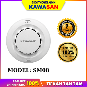 Cảm biến báo khói wifi chức năng 2 trong 1 vừa báo động tại chỗ vừa gửi tín hiệu qua App SM08-WIFI