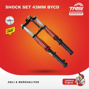 TRS Shock Bycd BYCD Full Set Fullset 43mm Shockbreaker 43mm Viar Karya 150 200CC 2023 Series Pnp Viar Kaisar Tossa Nozomi