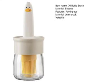 Kuas Minyak Bumbu Daging BBQ Oles Ayam Silicone Oil Bottle Brush 114