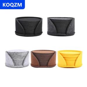 [COD] KOQZM 10 cái bộ tròn cảm thấy đế lót ly bàn ăn bảo vệ đế lót ly chịu nhiệt cà phê trà nóng uống cốc placemats
