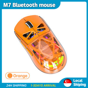 [New SG]Bluetooth wireless mouse M7 Lightweight Three-mode Bluetooth Wireless Charging Gaming Mouse RGB Luminous