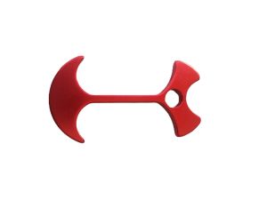 ICAMPDO Outdoor Camping Tent Wind Rope Buckle with Peanut Stopper and Adjustable Lock Heavy Duty Aluminum Alloy Double Eye Snail Triangle Fishbone Fish Buckle for Secure Fastening Essential Camping Equipment and Accessory