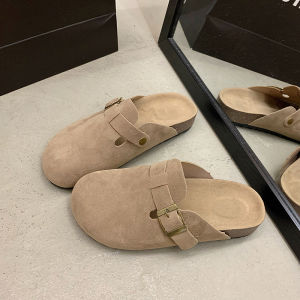 [Free Shipping] WomenS 2026 Spring And Summer New Style Thick-Soled Slip-On Sandals With A Closed Toe Design