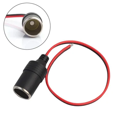 Ổ cắm tẩu sạc 12V 10A có dây cáp sạc (MẪU E) cho xe hơi ô tô ( 1 cái)