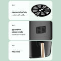 Air fryer หม้อทอดไร้มัน หม้อทอด เครื่องทอดไร้มัน หม้อทอดไร้น้ำมัน หม้อทอดลมร้อน เครื่องทอดอัจฉริยะ ความร้อนอย่างรวดเร็ว, หม้อทอดไร้มัน2024 หม้ออบไร้มัน. 