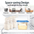 SUNVENO Silicone Milk Storage Bags, Reusable Breastmilk Bags for Breastfeeding Leakproof Milk Freezer Storing Pouches,240mlSilicone Milk Storage Bags, Reusable Breastmilk Bags for Breastfeeding Leakproof Milk Freezer Storing Pouches,240ml. 