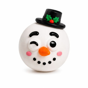 Smushers Dog Face Squishy Toy Christmas Figure Design Soft Elastic Slow Rebound Squeeze Toy Daily Stress Relief Fidget Gift