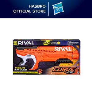 Nerf Rival Curve Shot Helix XXI-2000 Blaster Fire Rounds to Curve Left Right Downward or Fire Straight