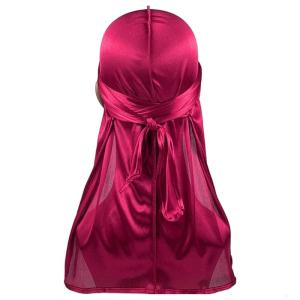 Mens Long Tail Headwrap Breathable Silky Turban Durag for Dreadlocks Braid for Post Swim and Workout Everyday Headwear