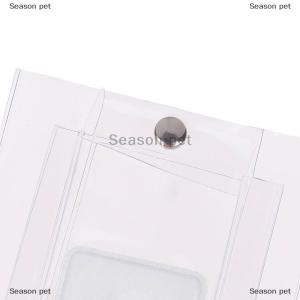 [COD] Season pet 1Pc Transparent Plastic PVC Jewelry Snap Packaging Bags Necklace Bracelet Dustproof Oxidation Watch Gift Storage Pouch