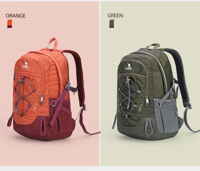 CAMEL CROWN Outdoor 30L Hiking Backpack Traveling Bag Unisex