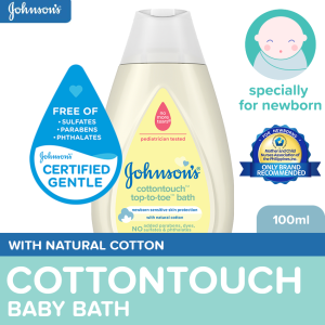 Johnsons Cottontouch Baby Wash 100ml - Newborn Baby Essentials Baby Care Baby Bath Body Wash For Baby