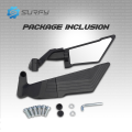 Horus Winglet Side Mirror 28cm Large Full Alloy Adjustable Mirror Mount Walang Grado Clear Lens Universal. 